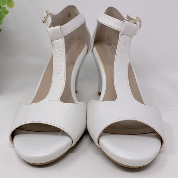 Giani Bernini Claraa Memory Foam Dress Sandals, Heel , white - Picture 2 of 11